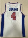 Maillot de Basket #4 Dumars Pistons M&N Blanc